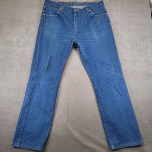 Wrangler 13MWZ Cowboy Cut Original Fit Mens Blue Jeans Actual Size 37x31